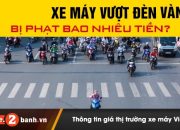 Xe máy vượt đèn vàng phạt bao nhiêu 2025?