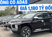 Mitsubishi Pajero Sport bản mới bất ngờ xuất hiện tại đại lý: Giá 1,18 tỷ đồng, máy xăng 3.0 V6 mạnh 206 mã lực nhưng chỉ 2 túi khí, không có ADAS