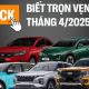 Top xe bán chạy T4/2025: Sedan, xe Hàn yếu thế, CX-5 số 1 xăng, dầu, VinFast lập được kỷ lục này